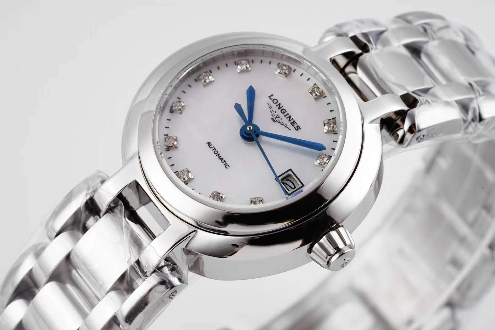 Primaluna MOP White Dial with D1am0nd Markers